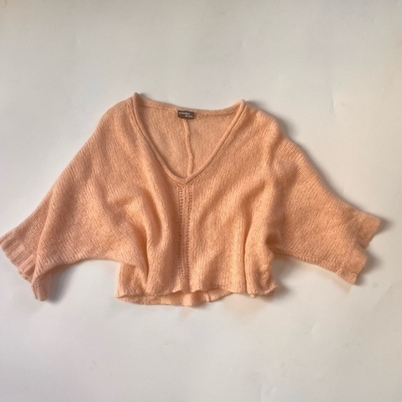 WOODEN SHIPS PEACH KNIT SLOUCHY SWEATER - Picture 1 of 5